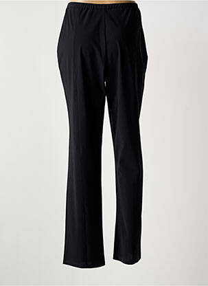 Pantalon droit taille élastique noir IMPULSION femme
