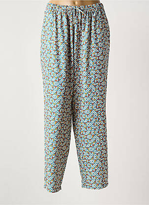 Pantalon droit stretch taille normale vert WALTRON femme