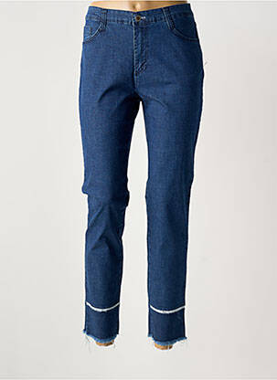 Pantalon slim taille normale taille normale bleu WALTRON femme