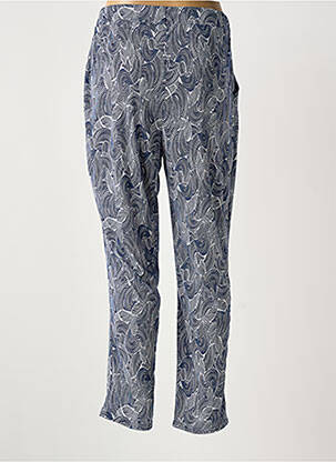 Pantalon droit stretch taille normale bleu ATLANTA femme