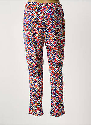 Pantalon slim taille élastique taille normale rouge ATLANTA femme