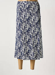Jupe longue imprimé fantaisie bleu MCM femme