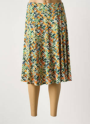 Jupe mi-longue stretch vert ATLANTA femme