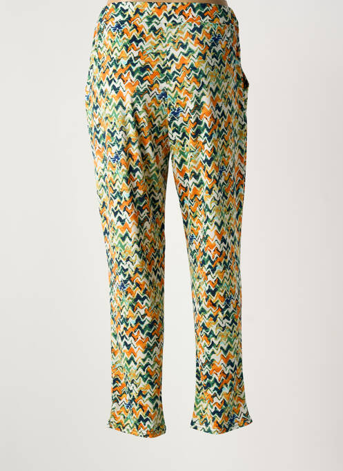 Pantalon slim taille élastique taille normale vert ATLANTA femme