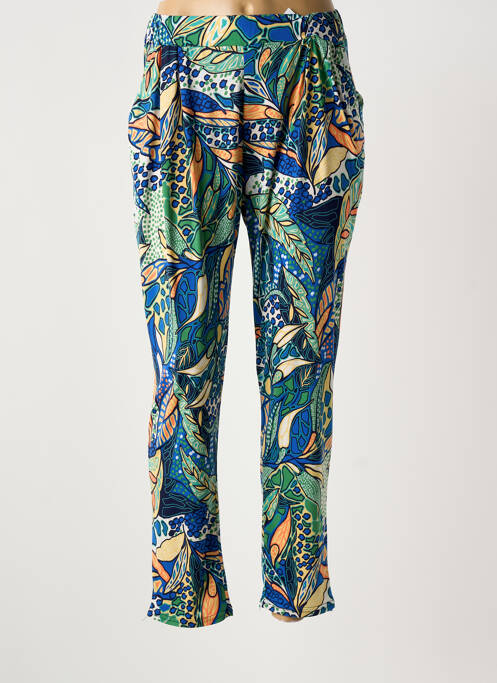 Pantalon slim taille élastique taille normale bleu ATLANTA femme