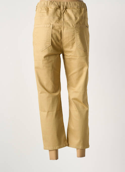Pantacourt taille élastique taille normale beige S.QUISE femme