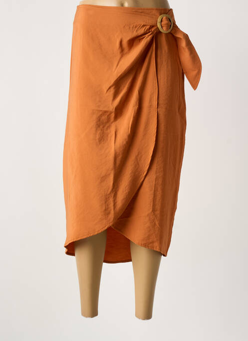 Jupe longue taille normale marron LOLA ESPELETA femme
