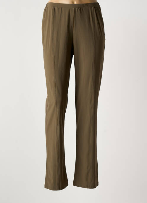 Pantalon droit vert IMPULSION femme