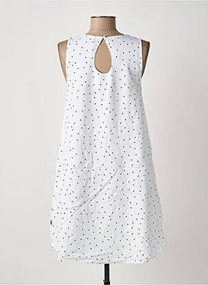 Robe courte sans manche sans manche blanc LEE COOPER femme