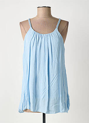 Top sans manche sans manche bleu LA PETITE NÎMOISE femme