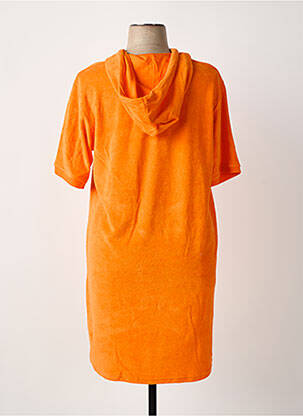 Robe mi-longue manches courtes manches courtes orange M.X.O femme
