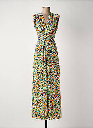 Robe longue vert ATLANTA femme