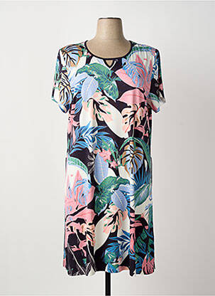 Robe mi-longue noir MCM femme