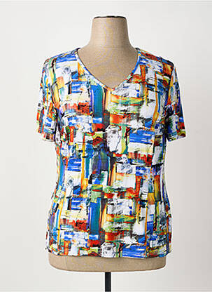 T-shirt bleu IMPULSION femme