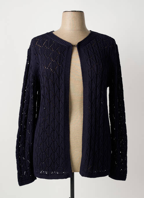 Gilet manches longues bleu OMC femme