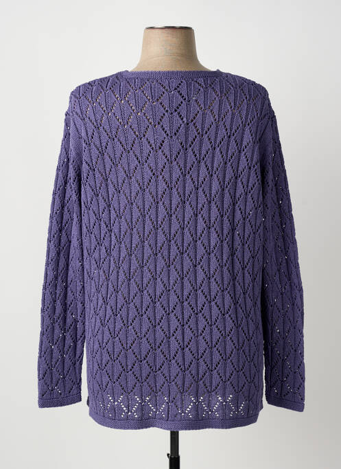 Gilet manches longues violet OMC femme