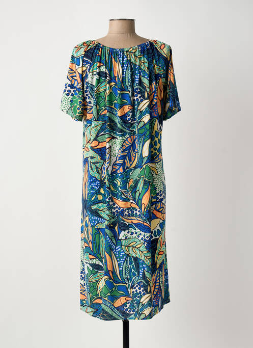 Robe mi-longue bleu ATLANTA femme