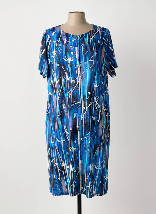 Robe mi-longue bleu MCM femme