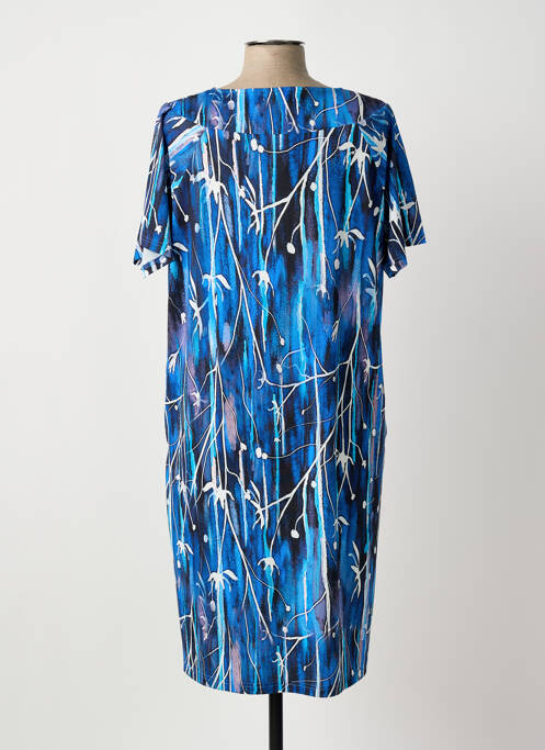 Robe mi-longue bleu MCM femme