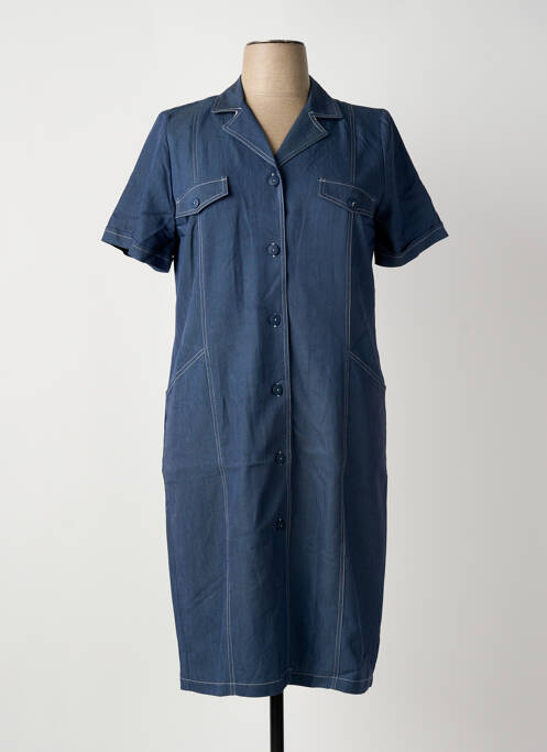 Robe mi-longue bleu OMC femme