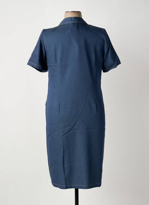 Robe mi-longue bleu OMC femme