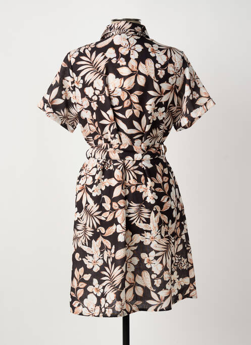 Robe mi-longue noir LOU LOU BY NALO femme