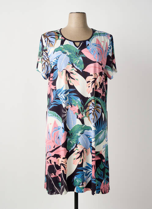 Robe mi-longue noir MCM femme