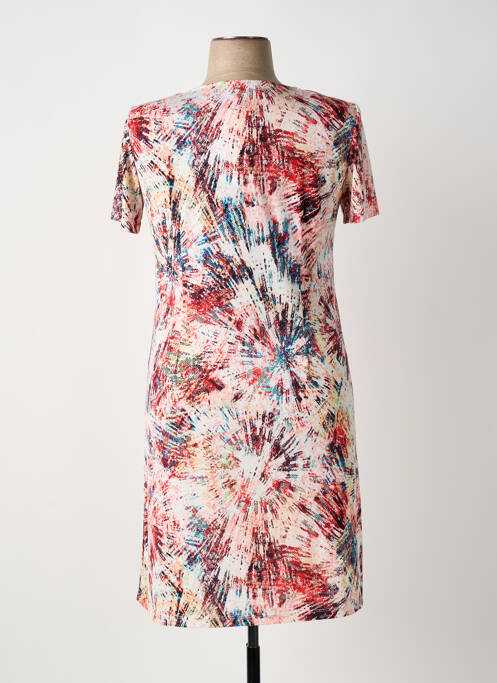 Robe mi-longue rose OMC femme