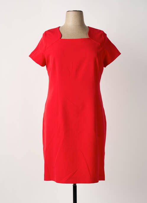 Robe mi-longue rouge IMPULSION femme