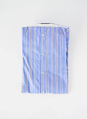 Chemise manches longues coupe cintrée bleu CARLOS CORDOBA homme