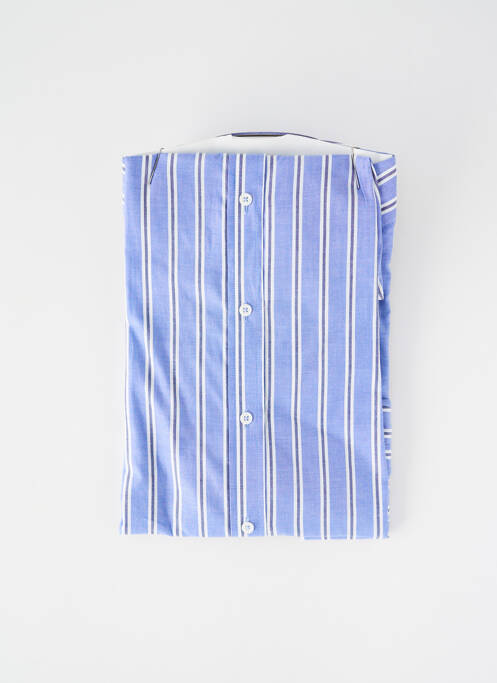 Chemise manches longues coupe cintrée bleu CARLOS CORDOBA homme