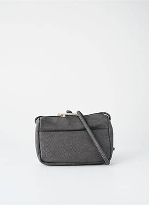 Sac multipoches forme rectangulaire gris ZWEI femme