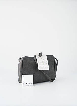 Sac multipoches forme rectangulaire gris ZWEI femme
