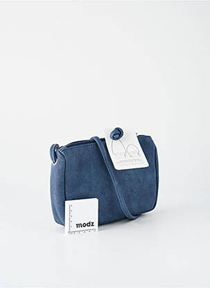 Sac multipoches forme rectangulaire bleu ZWEI femme