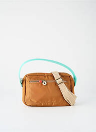 Sac multipoches forme rectangulaire marron TINTAMAR femme