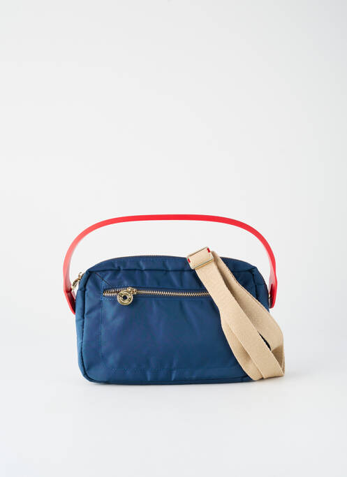 Sac multipoches forme rectangulaire bleu TINTAMAR femme