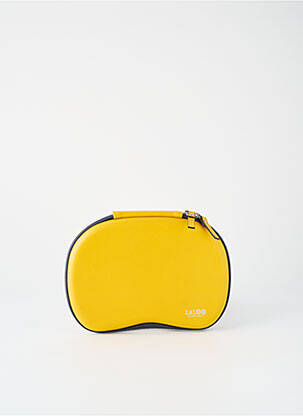 Pochette multipoches jaune LALOO femme