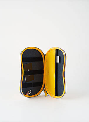 Pochette multipoches jaune LALOO femme