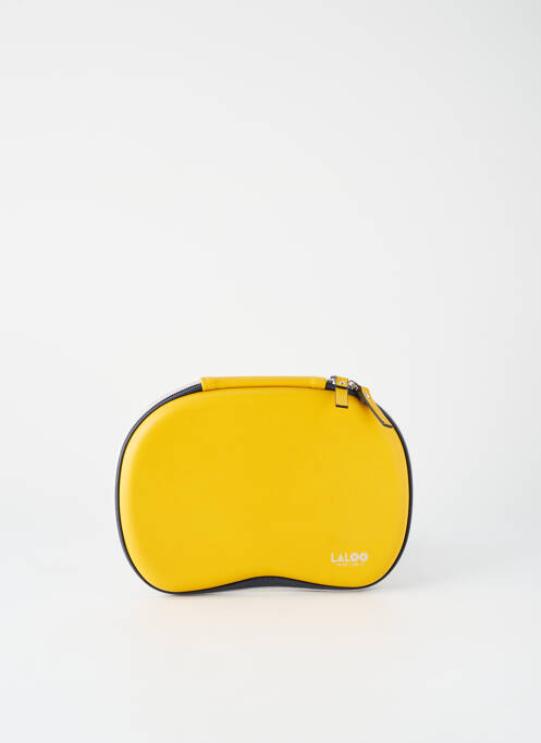Pochette multipoches jaune LALOO femme