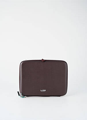 Sac fermeture zippée marron LALOO unisexe