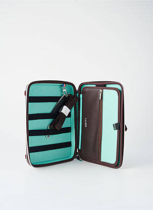 Sac fermeture zippée marron LALOO unisexe
