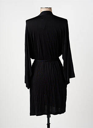 Déshabillé manches longues noir FRALY femme