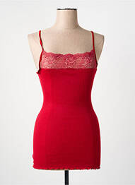 Top/caraco stretch rouge FRALY femme