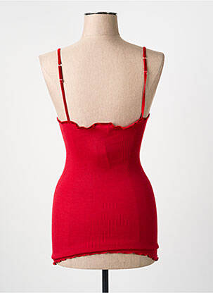Top/caraco stretch rouge FRALY femme