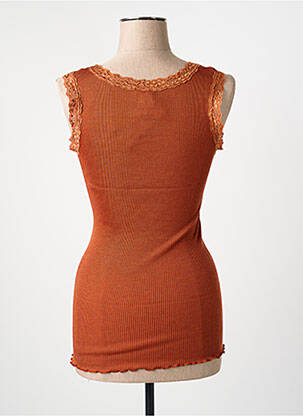 Top/caraco stretch orange FRALY femme