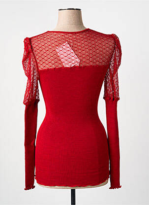T-shirt manches longues manches longues rouge LISANZA femme