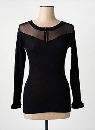 T-shirt manches longues manches longues noir FRALY femme