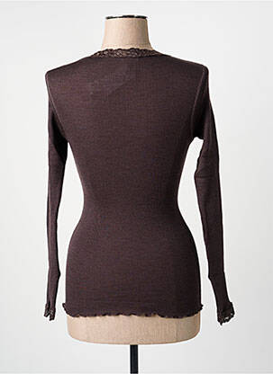 T-shirt manches longues manches longues marron FRALY femme