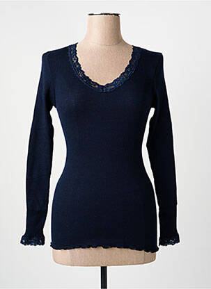 T-shirt manches longues manches longues bleu fonce FRALY femme