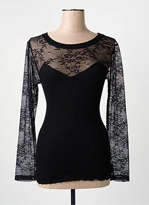 T-shirt manches longues manches longues noir FRALY femme
